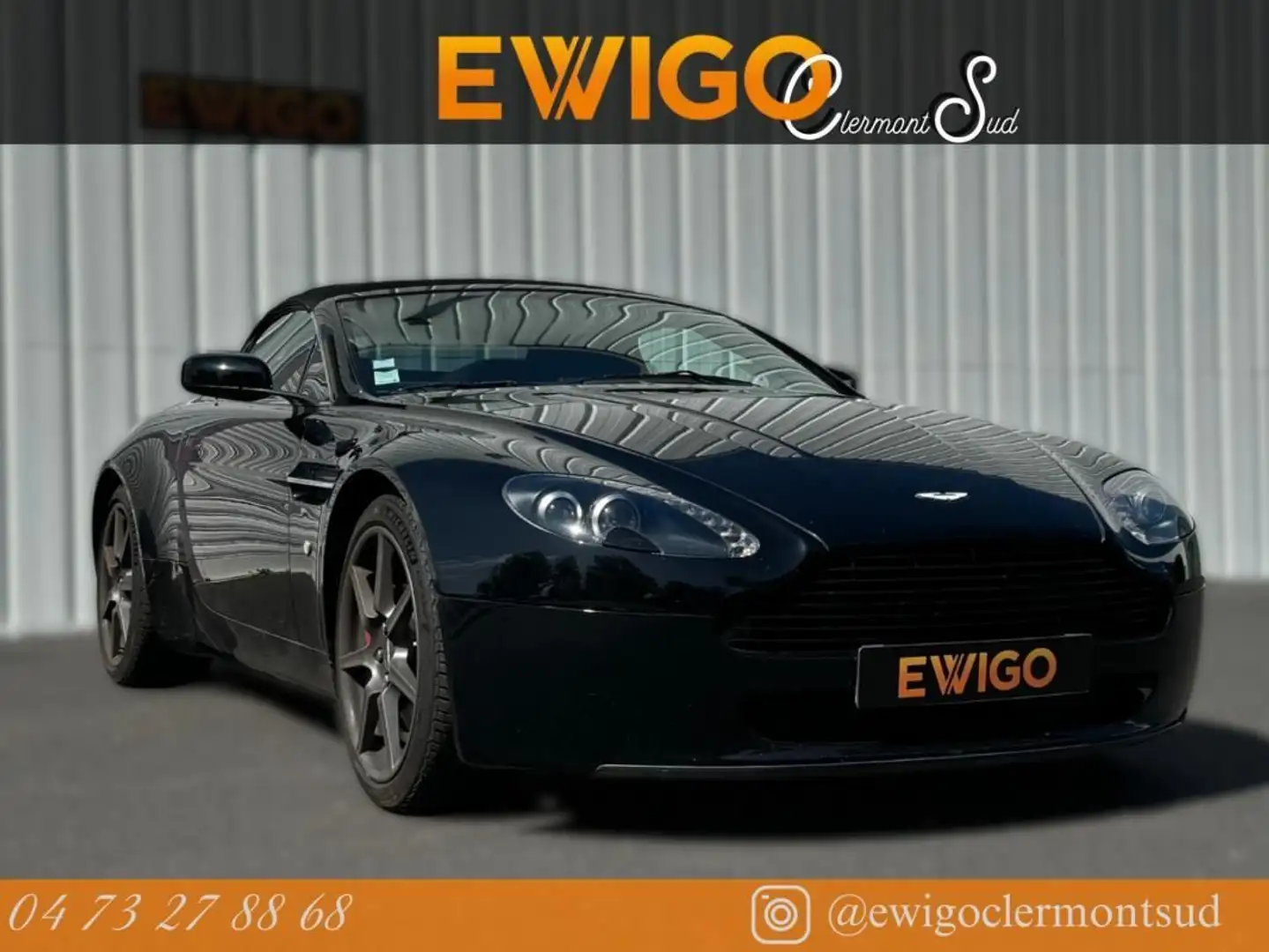 Aston Martin V8 ROADSTER 4.3 380 BVA Noir - 2