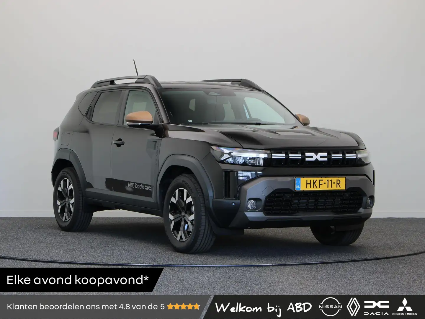 Dacia Duster 1.6 Hybrid 140pk Extreme | Auto. parkeerrem | Blin Zwart - 1