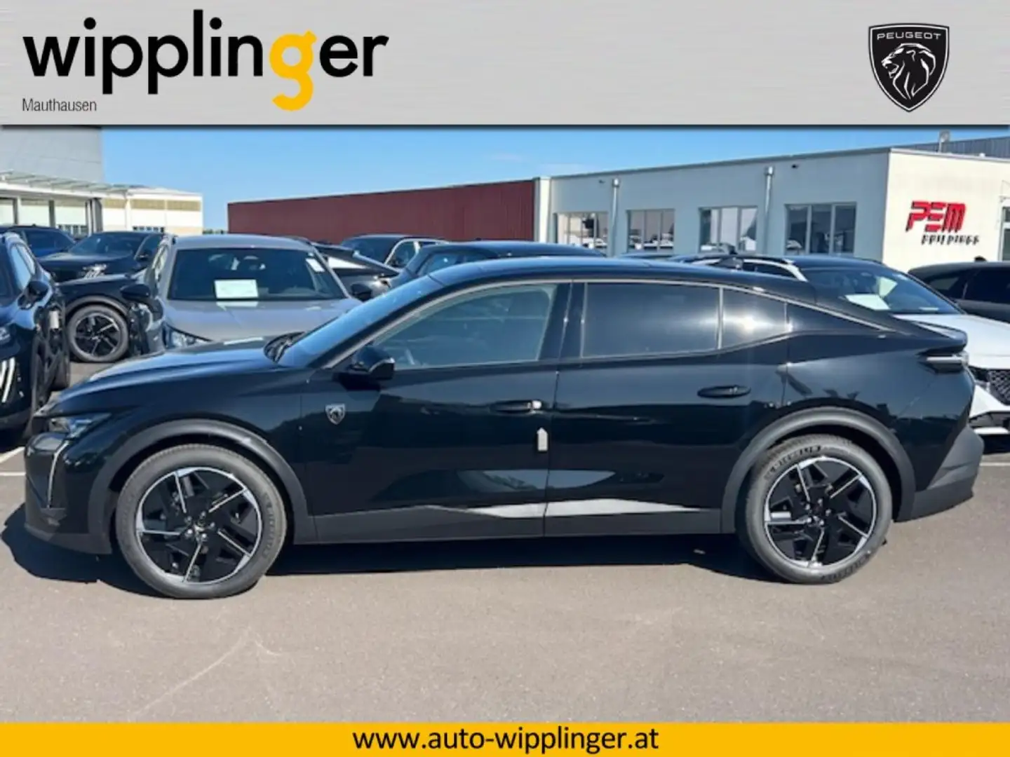 Peugeot 408 GT Hybrid 145 e-DCS6 Schwarz - 2