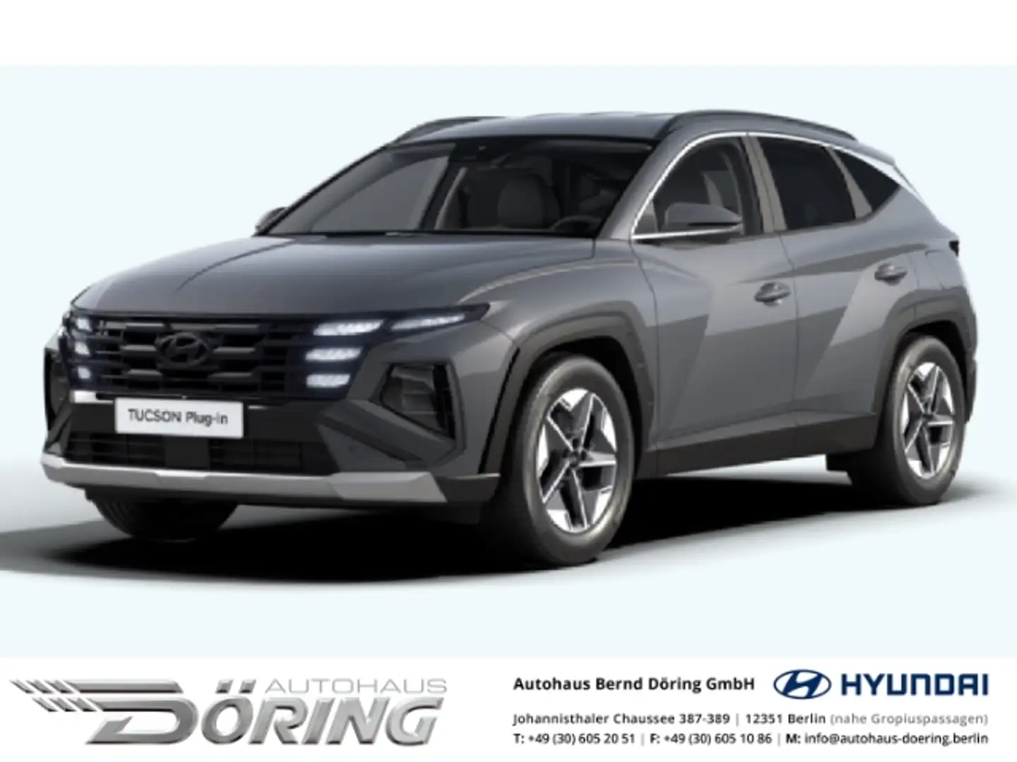 Hyundai TUCSON FL Plug-In Hybrid Trend 1.6 Turbo Automatik 2WD 25 Gris - 1