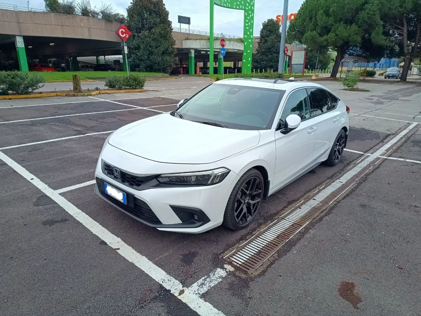 Honda Civic 2.0 hev Advance ecvt Bianco - 2