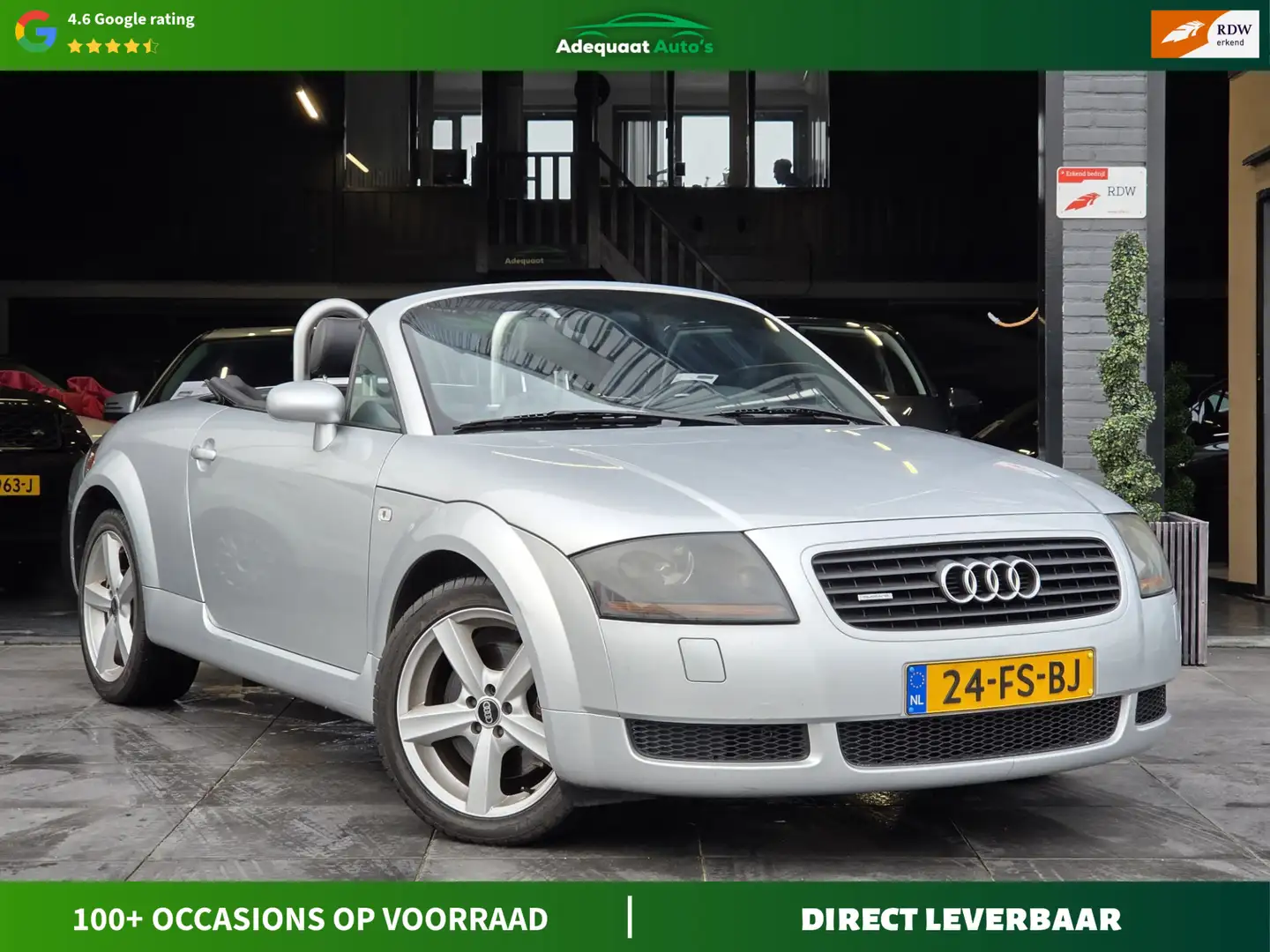 Audi TT Roadster 1.8 5V Turbo Quattro|2e Eig|Airco|224PK|N Grijs - 1
