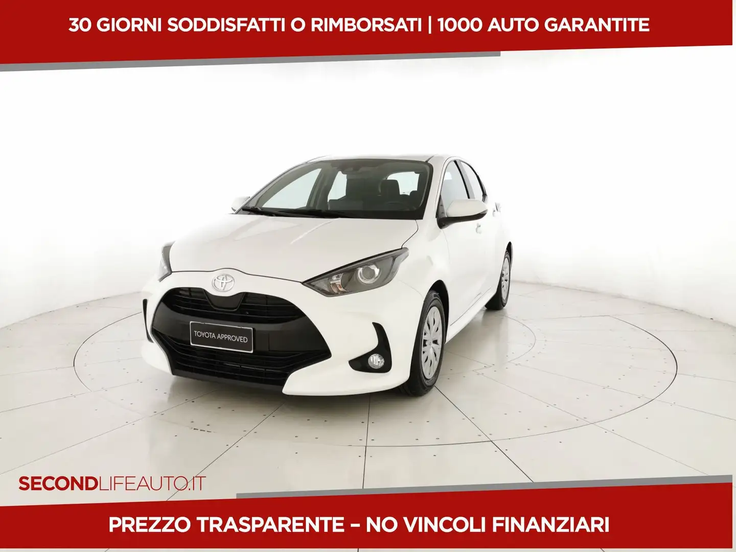 Toyota Yaris 1.0 Active Bianco - 1