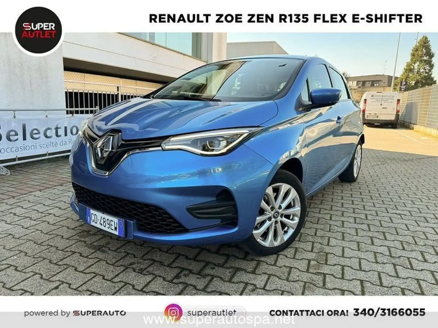 Renault ZOE Zen R135 Flex e-shifter Zen R135 Flex my20 Niebieski - 1