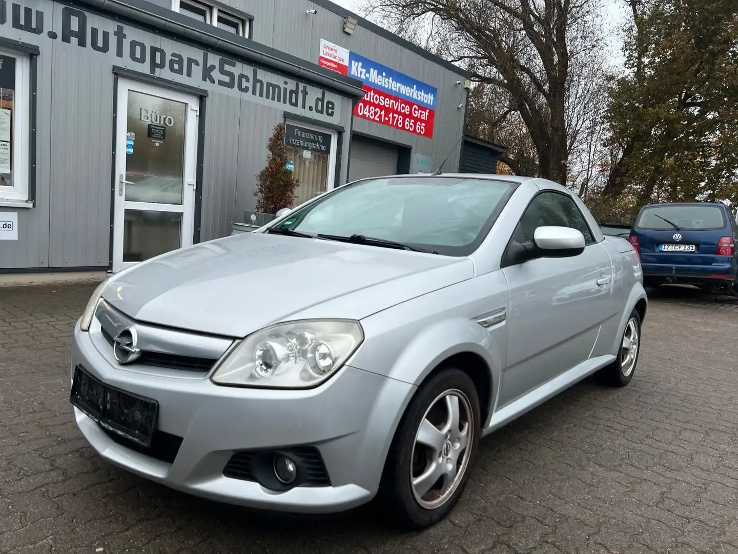 Opel Tigra Twin Top Cosmo VOLLLEDER°SITZH°KLIMA°ALU! Silber - 1
