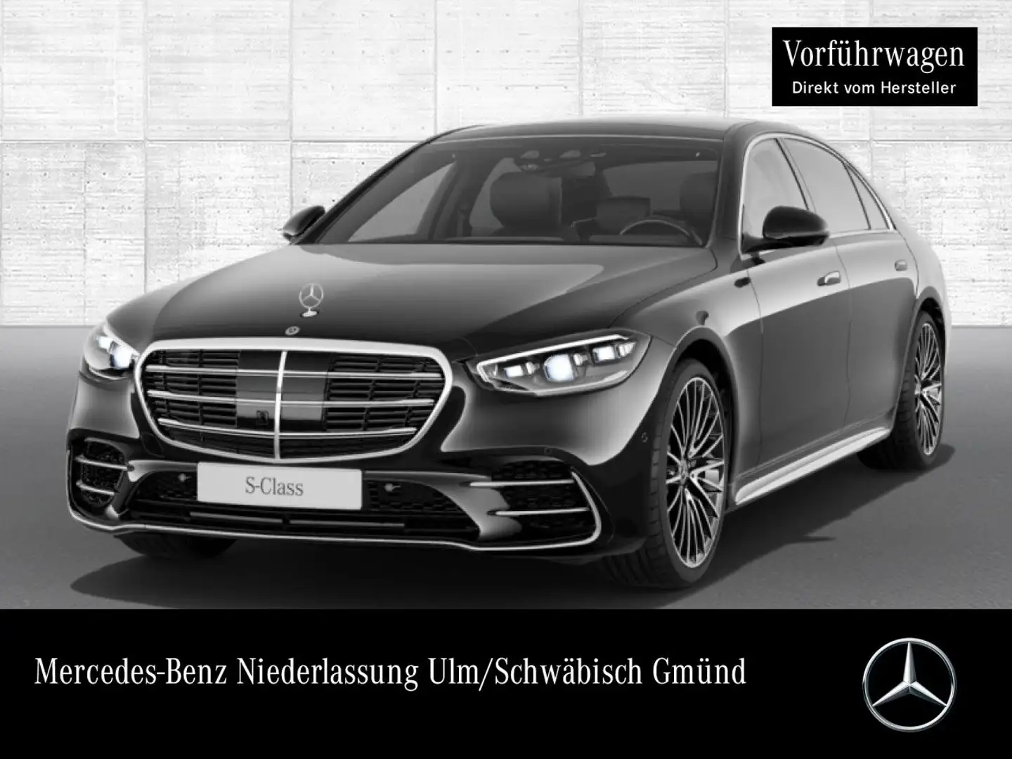 Mercedes-Benz S 450 d L 4M AMG+PANO+360+MULTIBEAM+BURMESTER3D Schwarz - 1