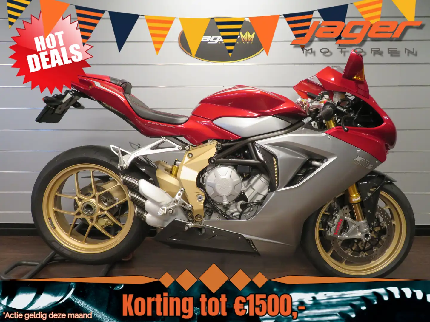 MV Agusta F3 675 SERIE ORO NR: 154/200 NIEUWS Rood - 1