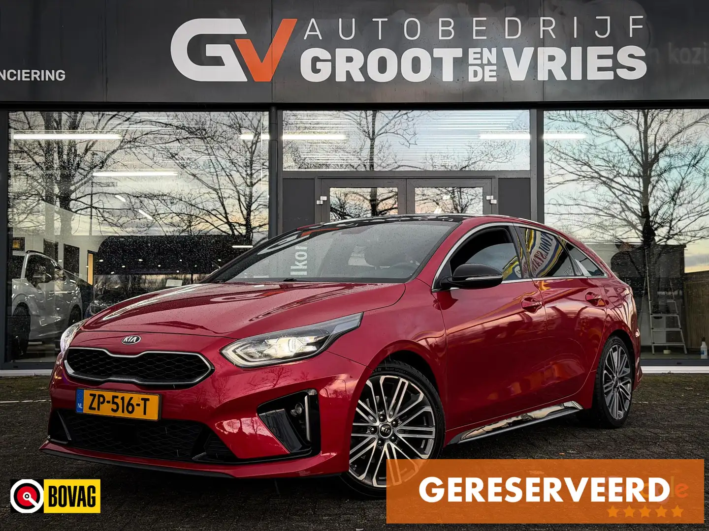 Kia ProCeed / pro_cee'd 1.4 T-GDI GT-PlusLine Org.NL|Pano|Trekhaak|Elek kl Roşu - 1
