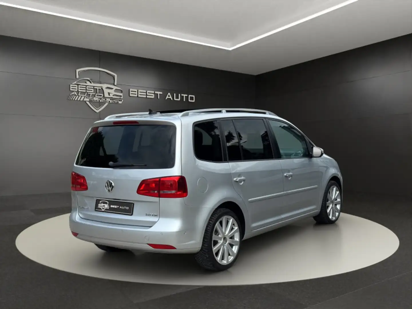 Volkswagen Touran 2.0 TDI 177CH FAP CARAT DSG6 7PLACES Gris - 2