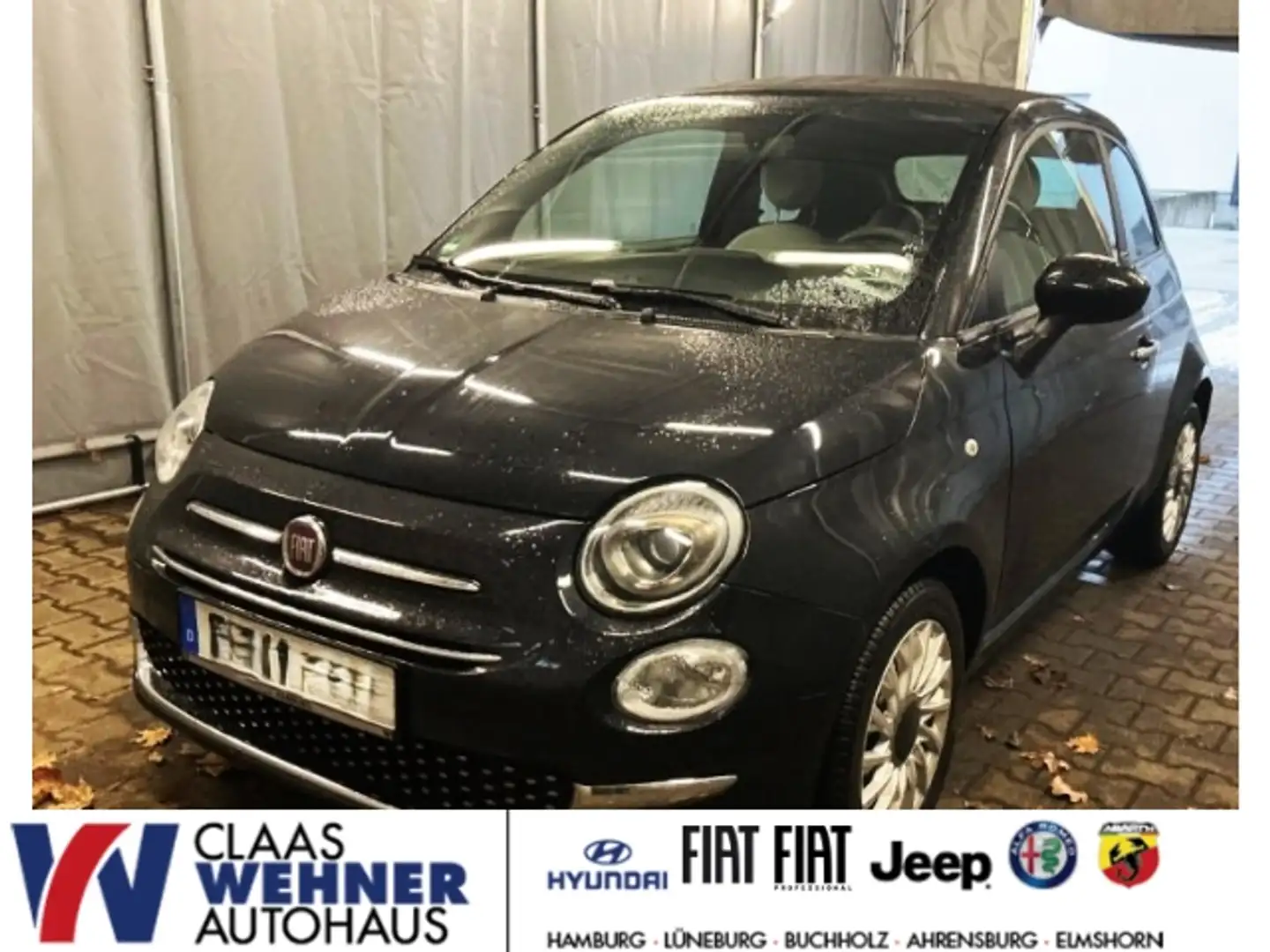 Fiat 500C DolceVita 1.0 Mild Hybrid EU6d UConnect elektron. Schwarz - 1