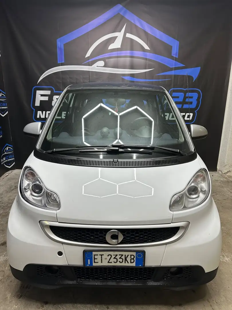 smart forTwo 1000 45 kW MHD coupé pure Blanc - 1