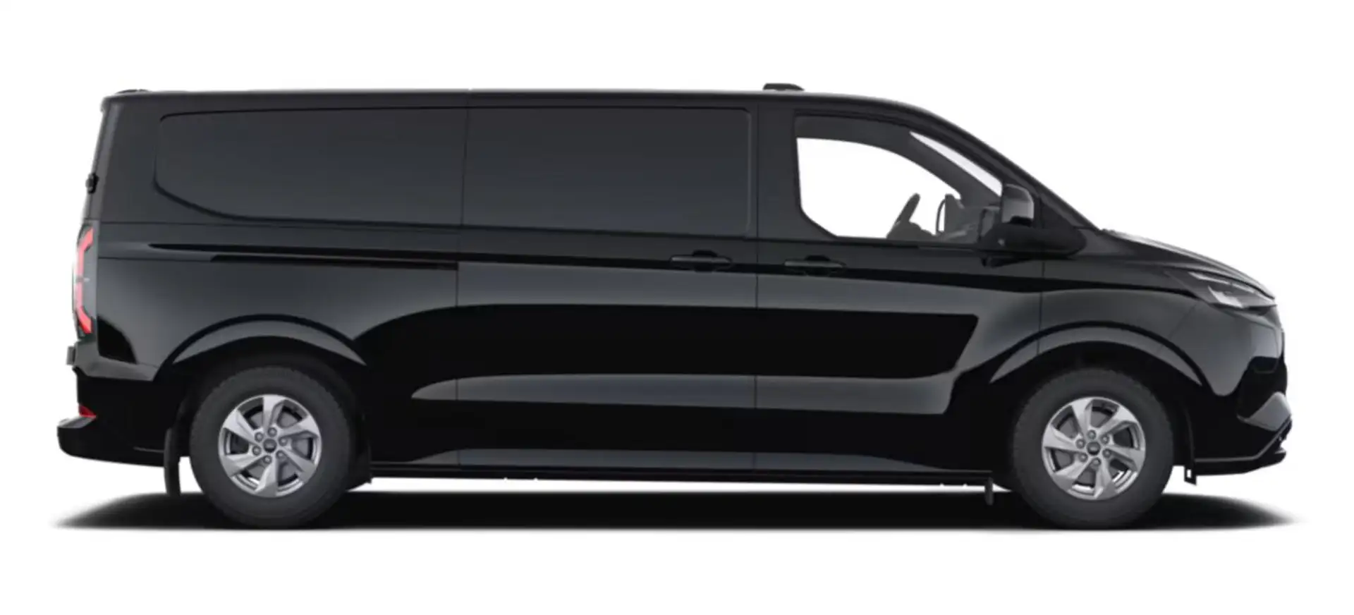Ford E-Transit Custom Limited 71kWh L2 AHK LED SHZ 3S 160 kW (... Schwarz - 2