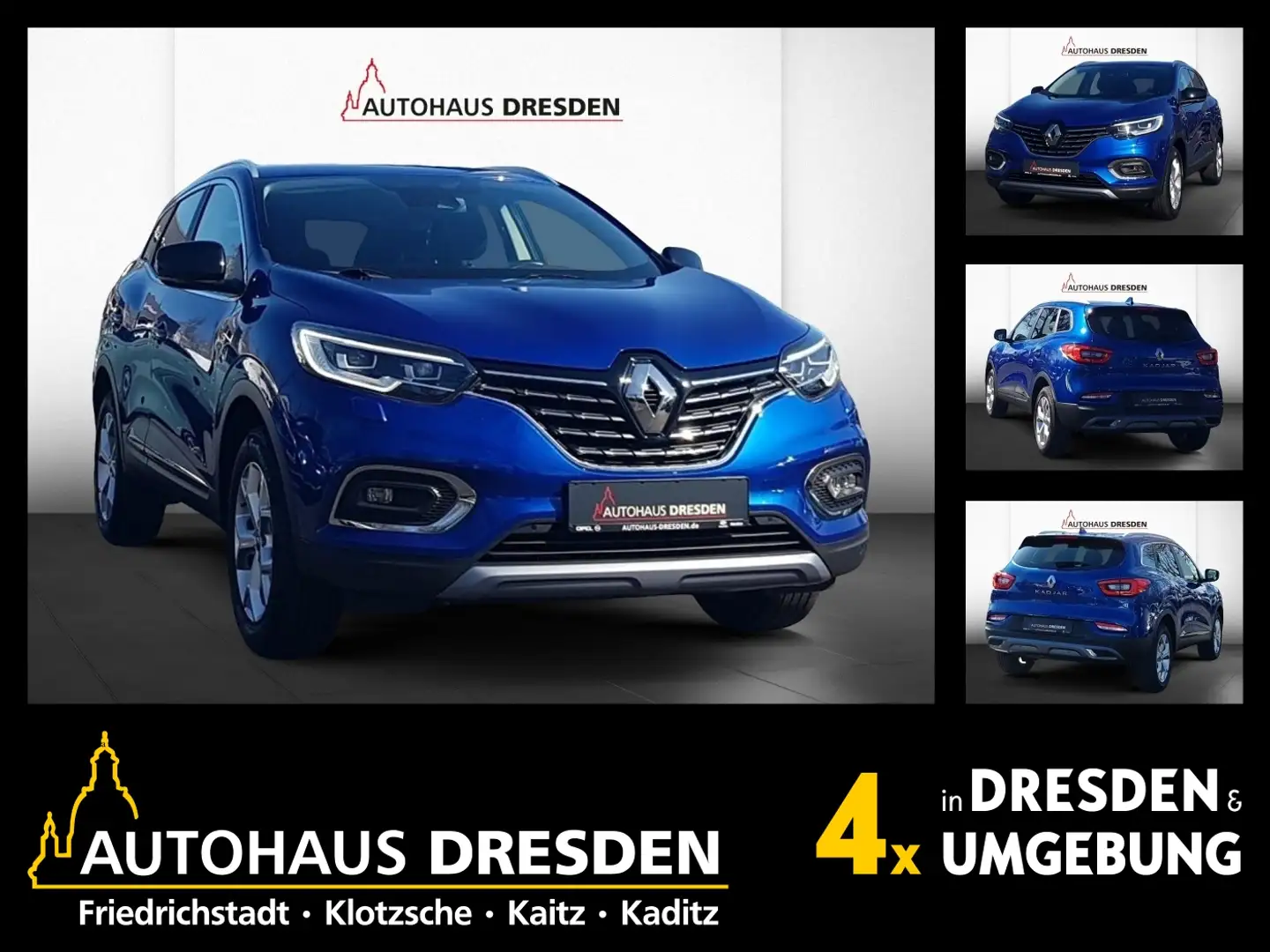 Renault Kadjar 1.3 TCe 160 *V-LED*NAVI*DAB*SHZ* Albastru - 1