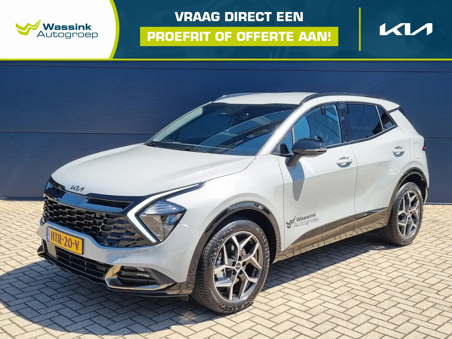 Kia Sportage 1.6 T-GDi 230pk Hybrid AT6 Dark Edition |LM Velgen Grijs - 1
