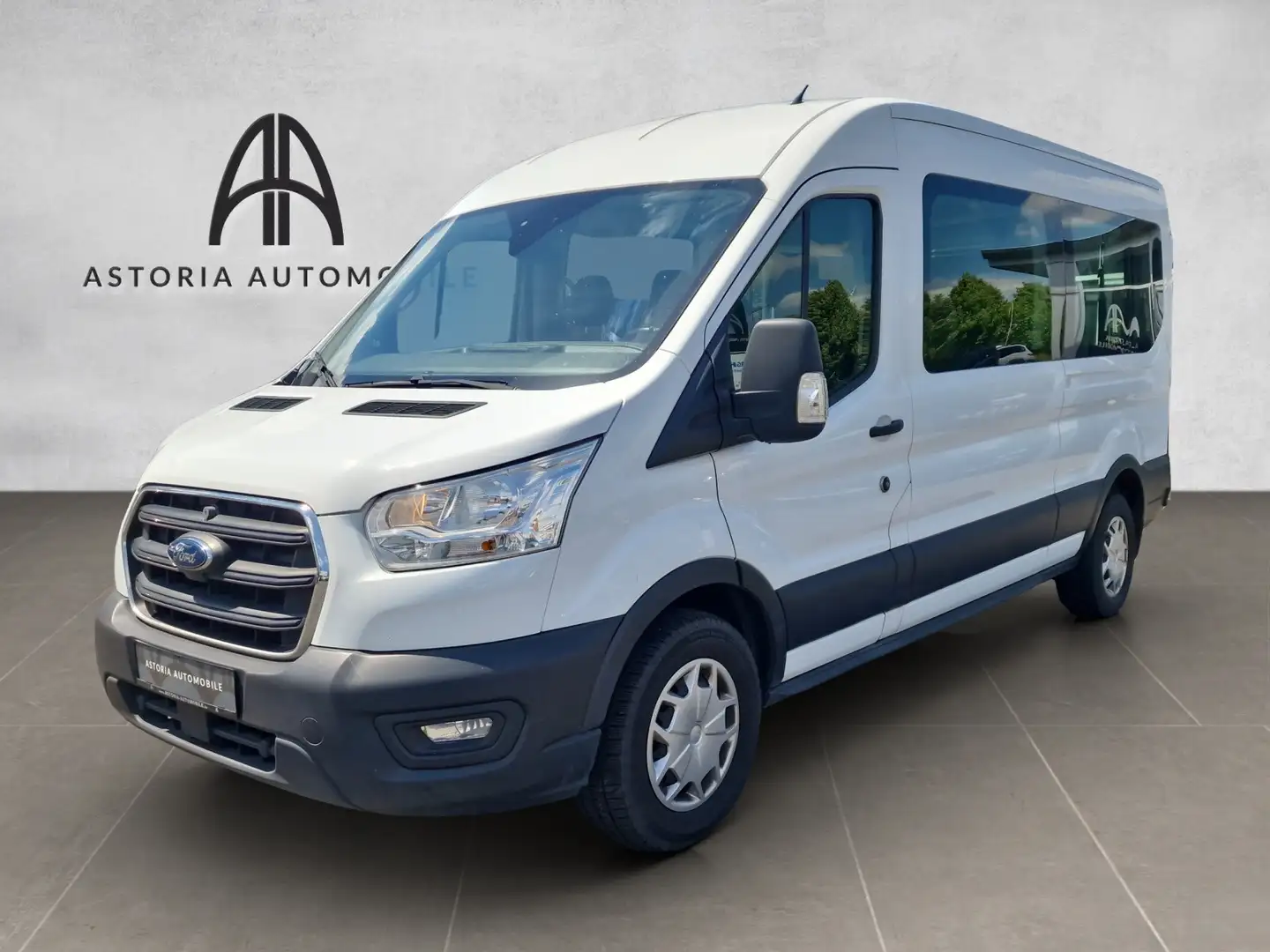 Ford Transit Hochraum 350 L3 9 Sitze Rollstuhlrampe Wit - 1