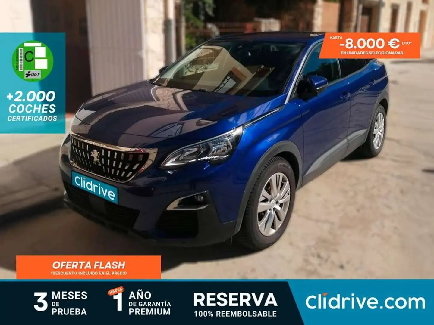 Peugeot 3008 1.2 PureTech S&S Access 130 Azul - 1