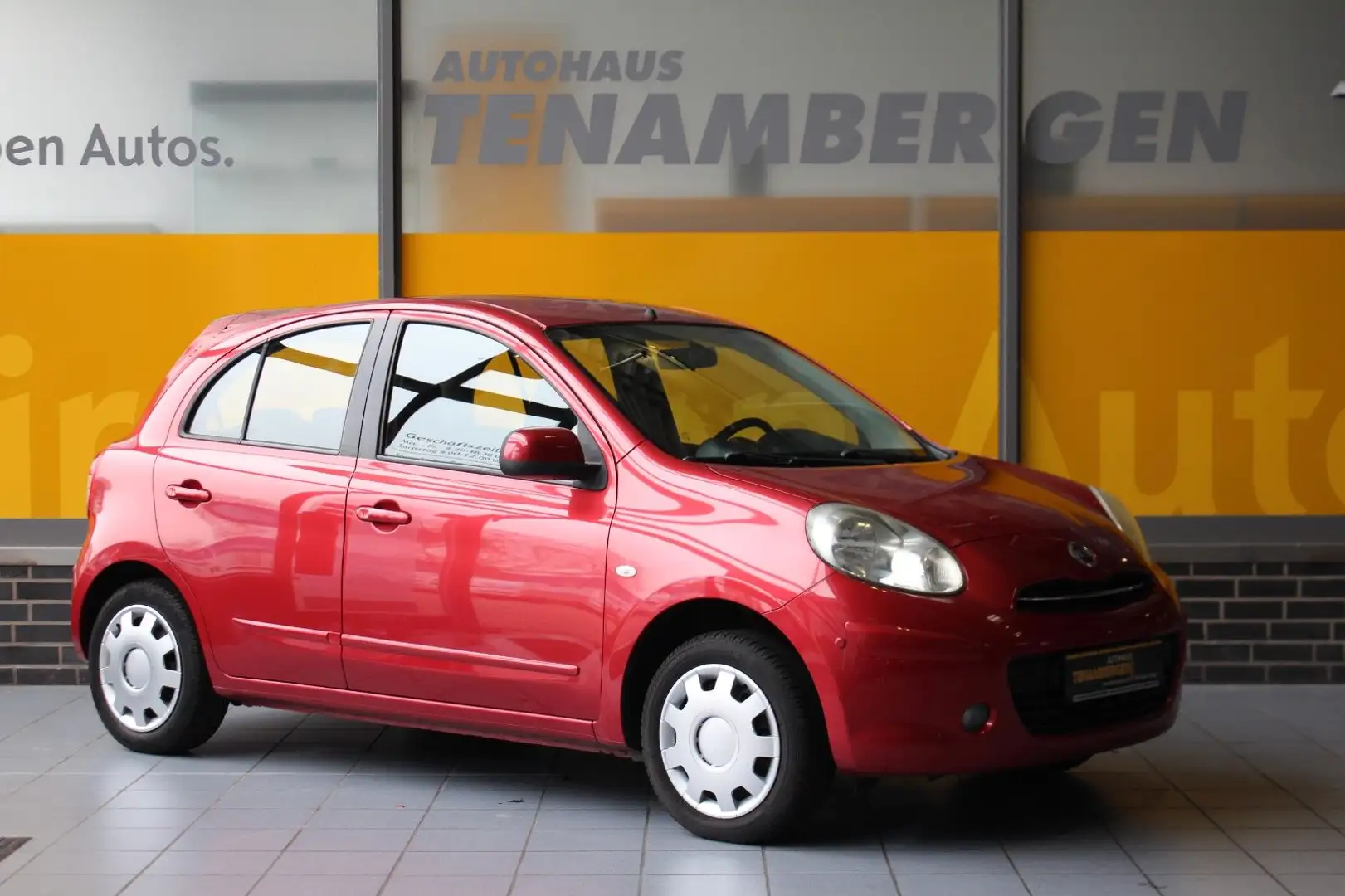 Nissan Micra Acenta 5türig Navi Bluetooth PDC USB Rot - 1