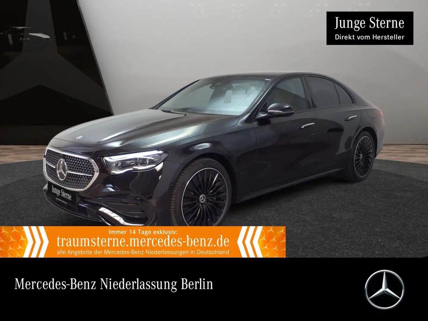 Mercedes-Benz E 300 de AMG 360° Distr. Night Spurhalt-Ass PTS 9G Schwarz - 1