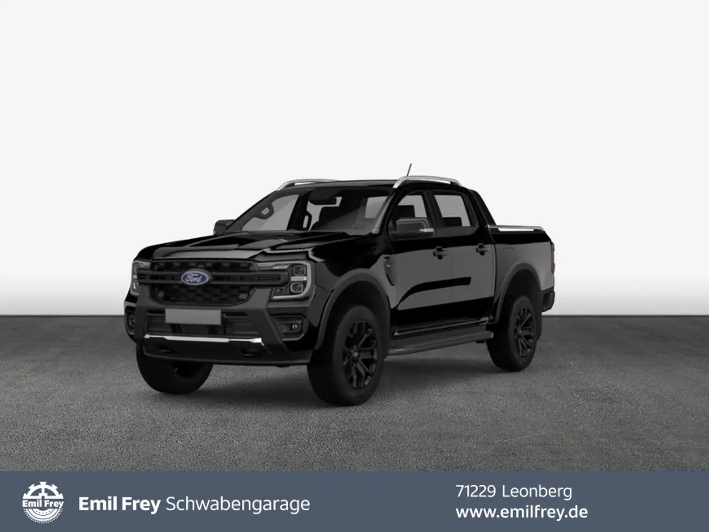Ford Ranger 2.0 DOKa/Ka+ Autm. Wildtrak *AHK *NAVI *GRA *CA Noir - 1