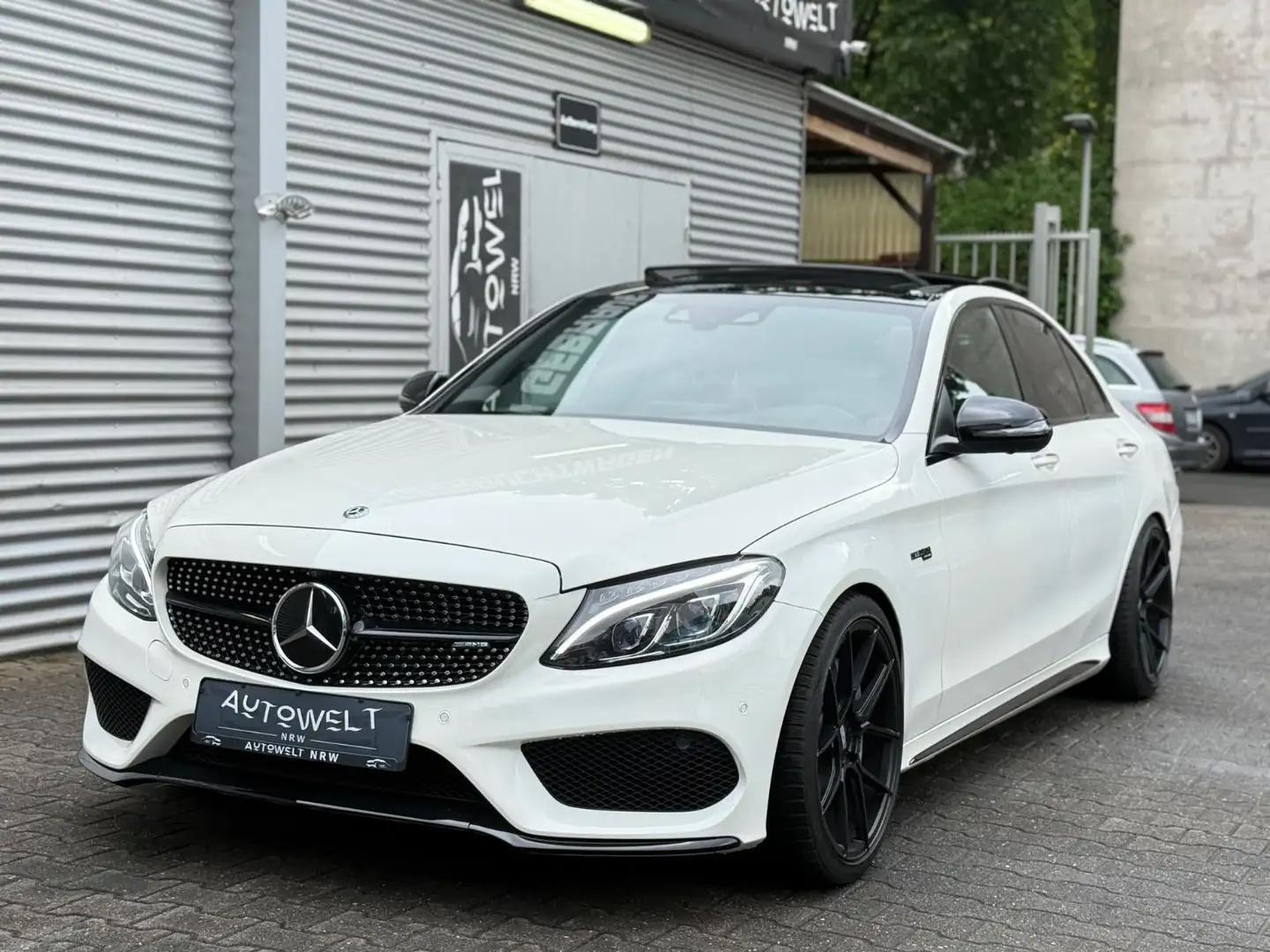 Mercedes-Benz C 43 AMG C43 AMG 4MATIC *PERF.ABG*BURMESTER*PANO*DISTR.* White - 2