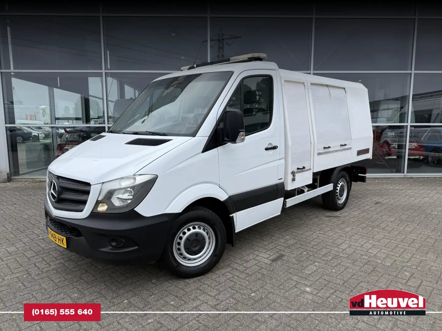 Mercedes-Benz Sprinter eco Trommel Kippende Veegvuilopbouw 314 2.2 CDI Blanco - 1