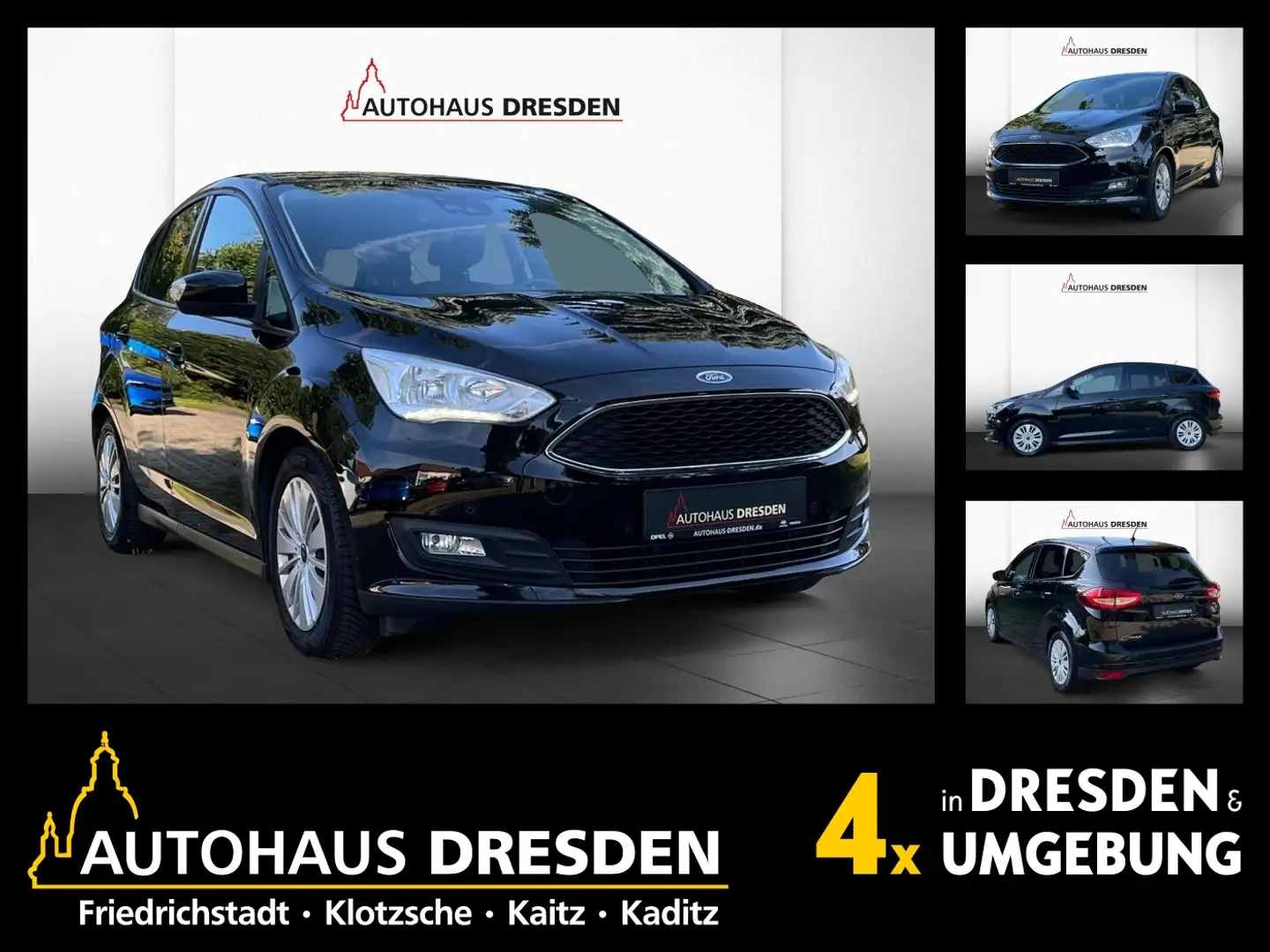 Ford C-Max 1.0 EcoBoost Cool & Connect Navi+SHZ+Kam. Schwarz - 1