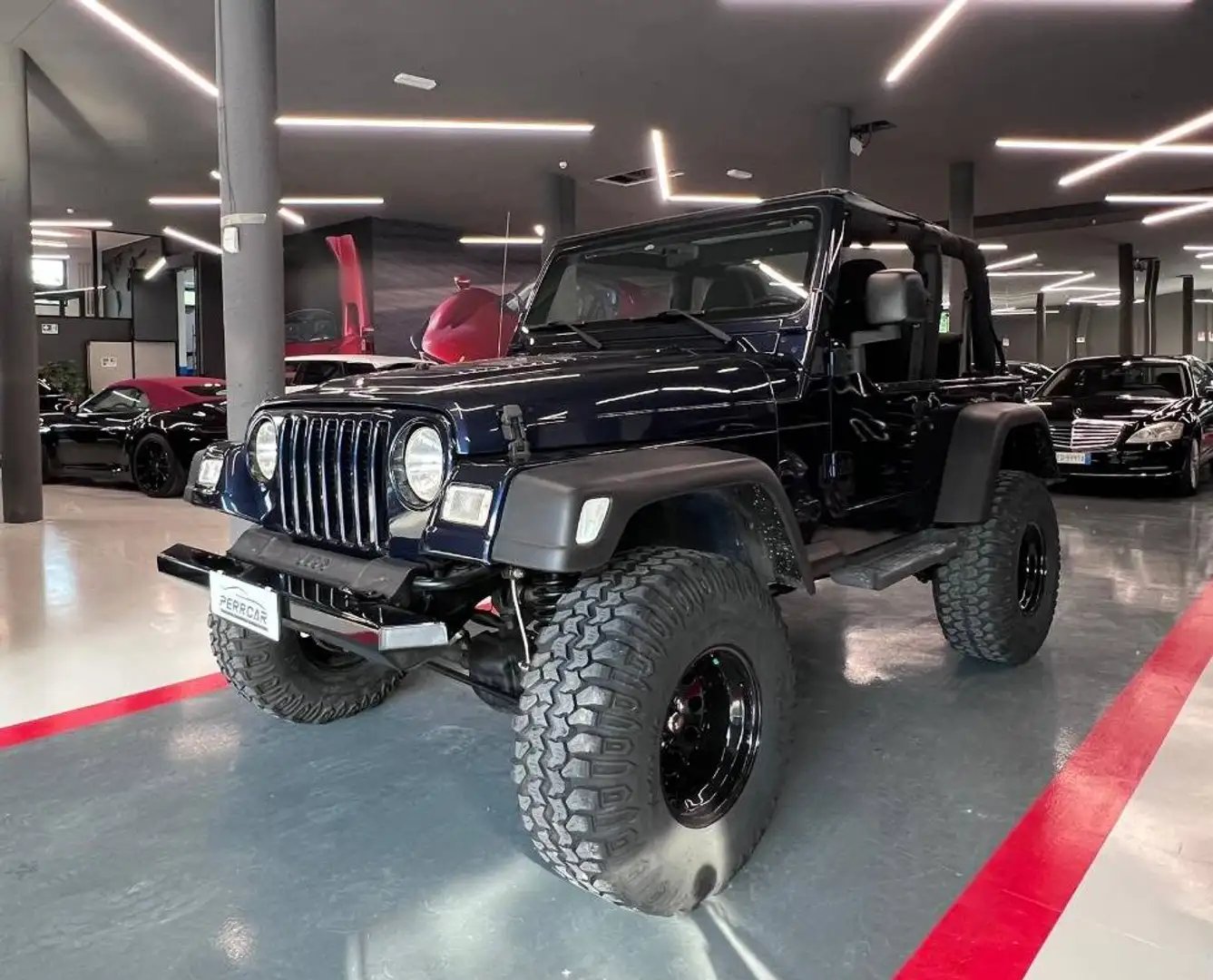 Jeep Wrangler 4.0 Sport c CL hard top Синій - 1