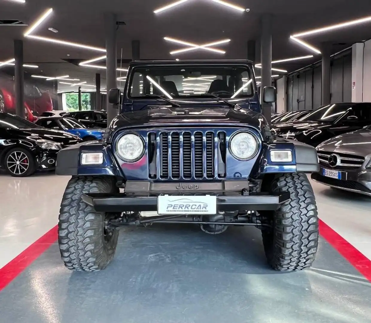 Jeep Wrangler 4.0 Sport c CL hard top Blauw - 2