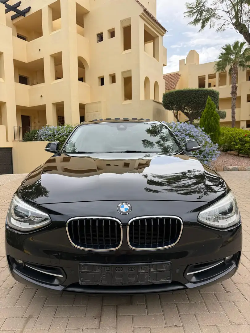 BMW 120 120d Sport Line 184 CV Negro - 1