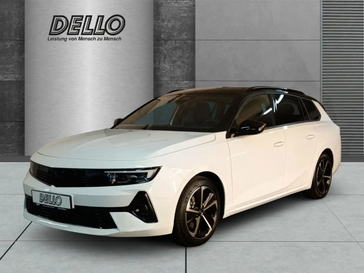 Opel Astra ST 1.2 GS 96kw AT HUD El. Panodach Navi 360 Kamera Weiß - 1