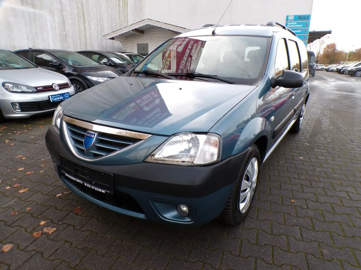 Dacia Logan MCV 1.6 MPI mit LPG GASANLAGE, 1-HAND Blau - 1