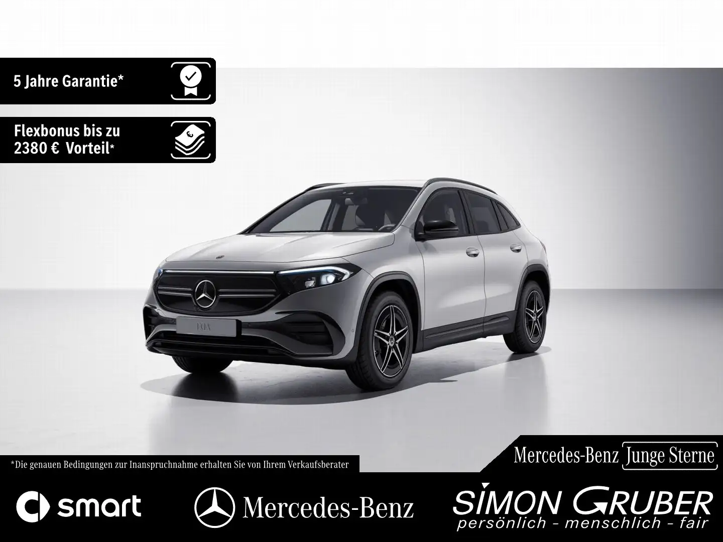 Mercedes-Benz EQA 300 4M AMG Line Night KeyGo Ambi Adv.Sound Silber - 1