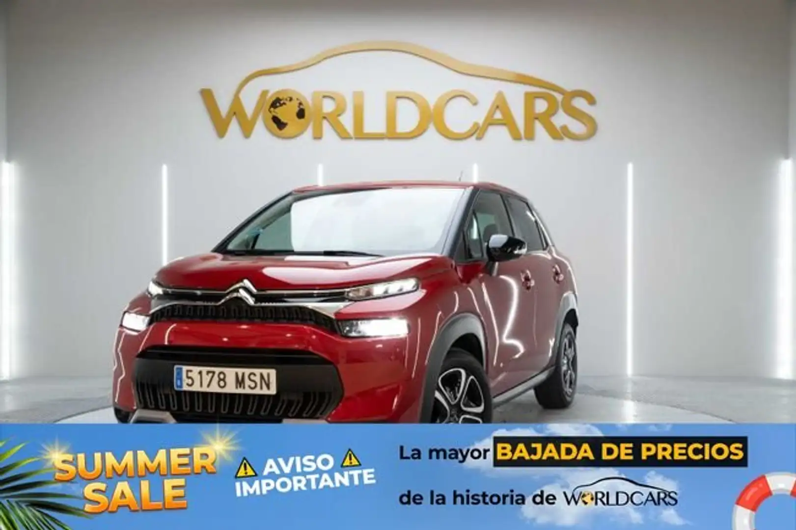 Citroen C3 Aircross BlueHDi 81kW (110CV) You! Rojo - 1