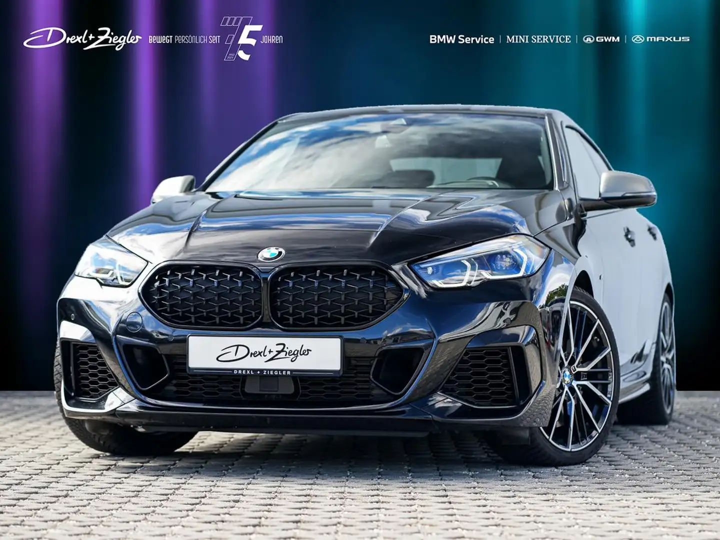 BMW i xDrive Gran Coupe M-SportPRO PANO ACC H&K Schwarz - 1