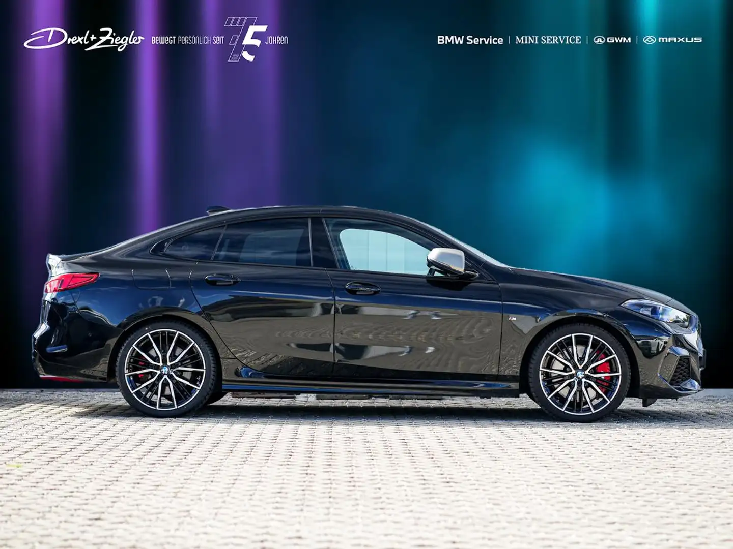 BMW i xDrive Gran Coupe M-SportPRO PANO ACC H&K Schwarz - 2