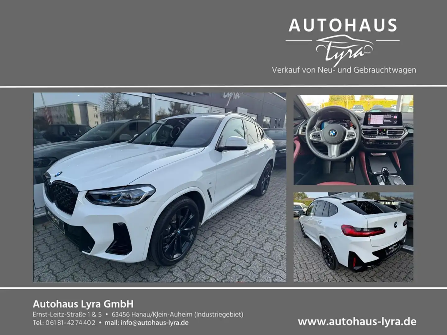 BMW X4 xDrive 20 i M Sport*LASER*PANO*H&K*HUD*KAMERA Weiß - 2