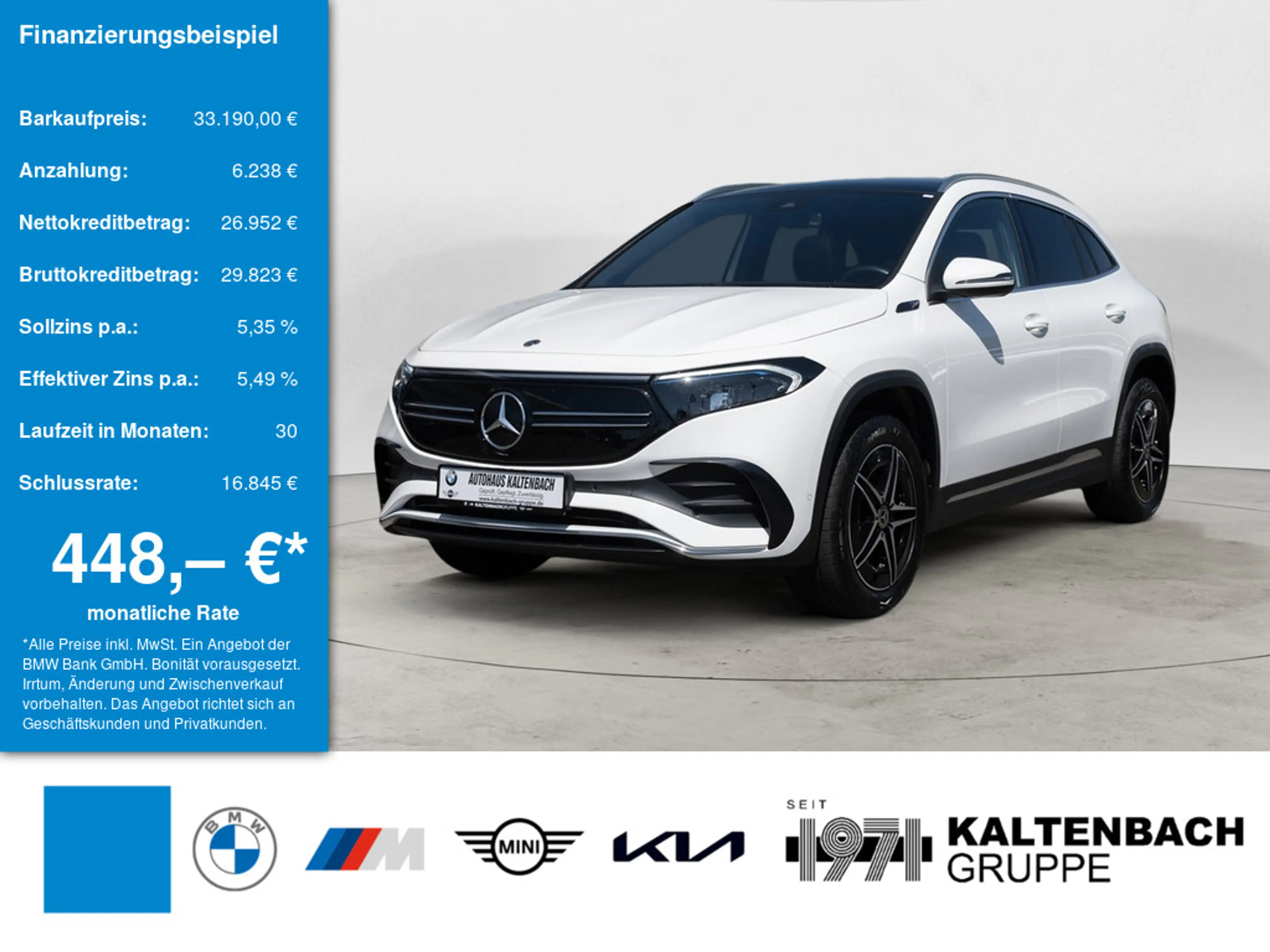 Mercedes-Benz EQA 250 AMG Line PANO AHK LED NAVI KAMERA SHZ