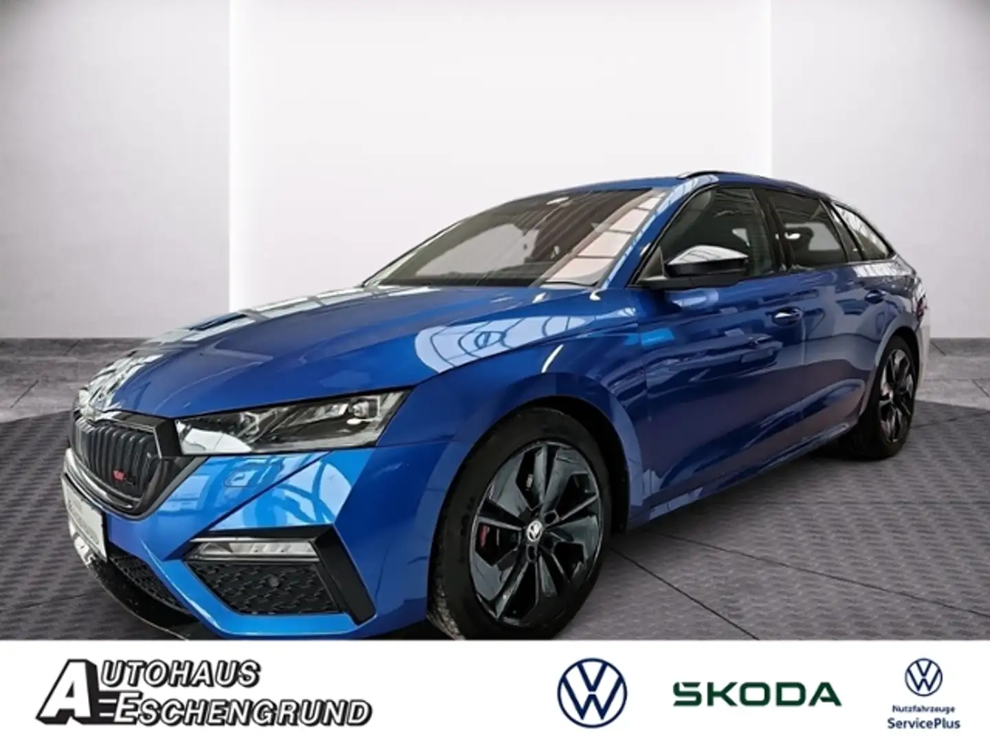 Skoda Octavia Combi 2.0 TDI DSG RS LED-MATRIX NAVI EL. HECKKL. Blau - 1