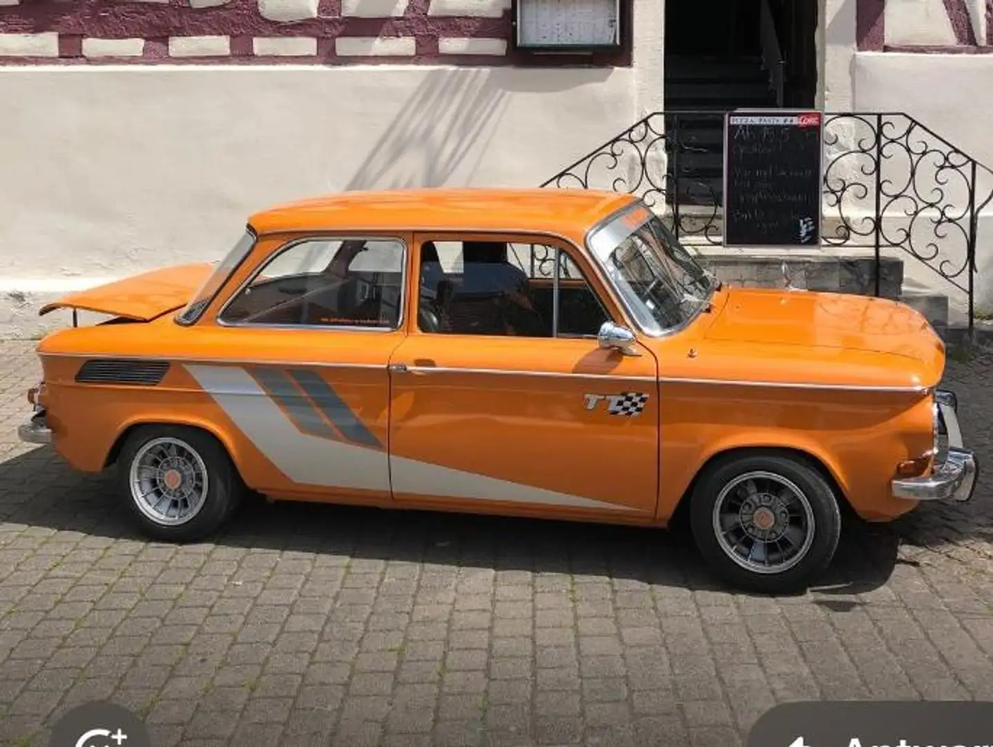 NSU TT 1300 ccm 110 PS 9500 km „Friedel Münch Museum“ TÜV Neu Top..! Orange - 1