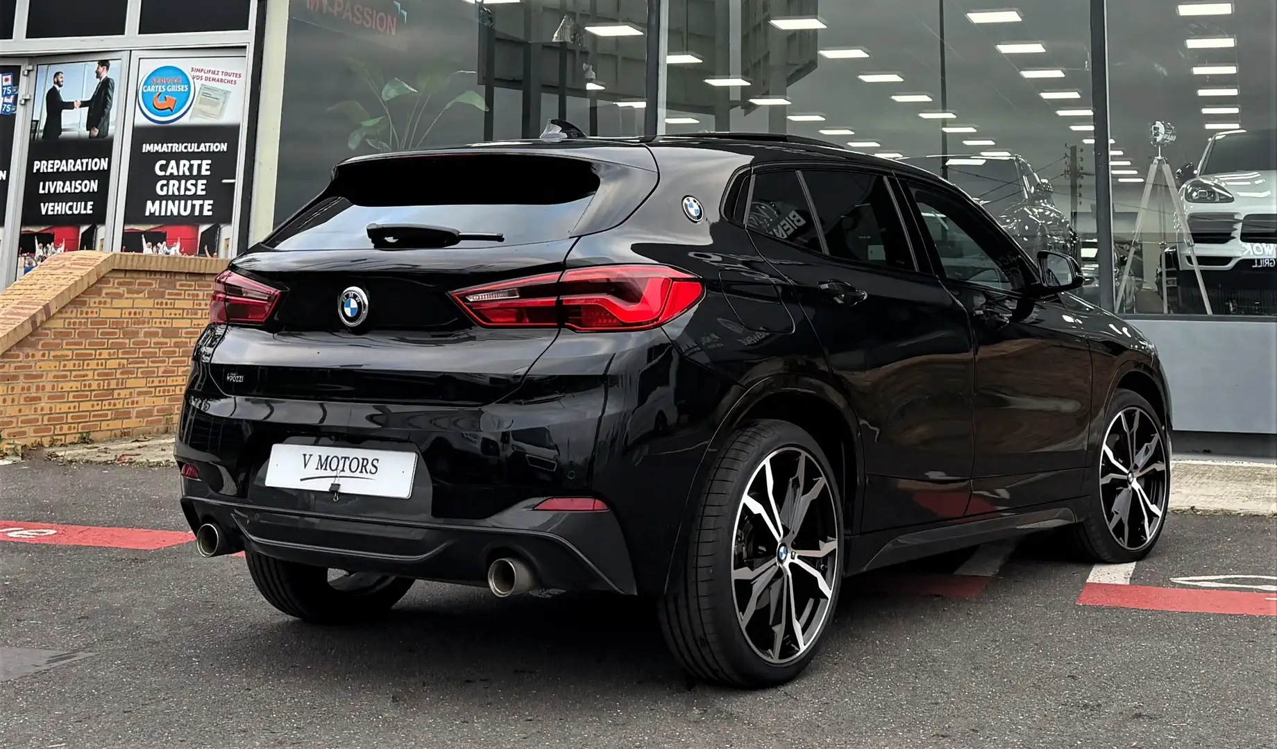 BMW X2 M 20i sDrive192 Performance Pano HUD... 1er Main Noir - 2