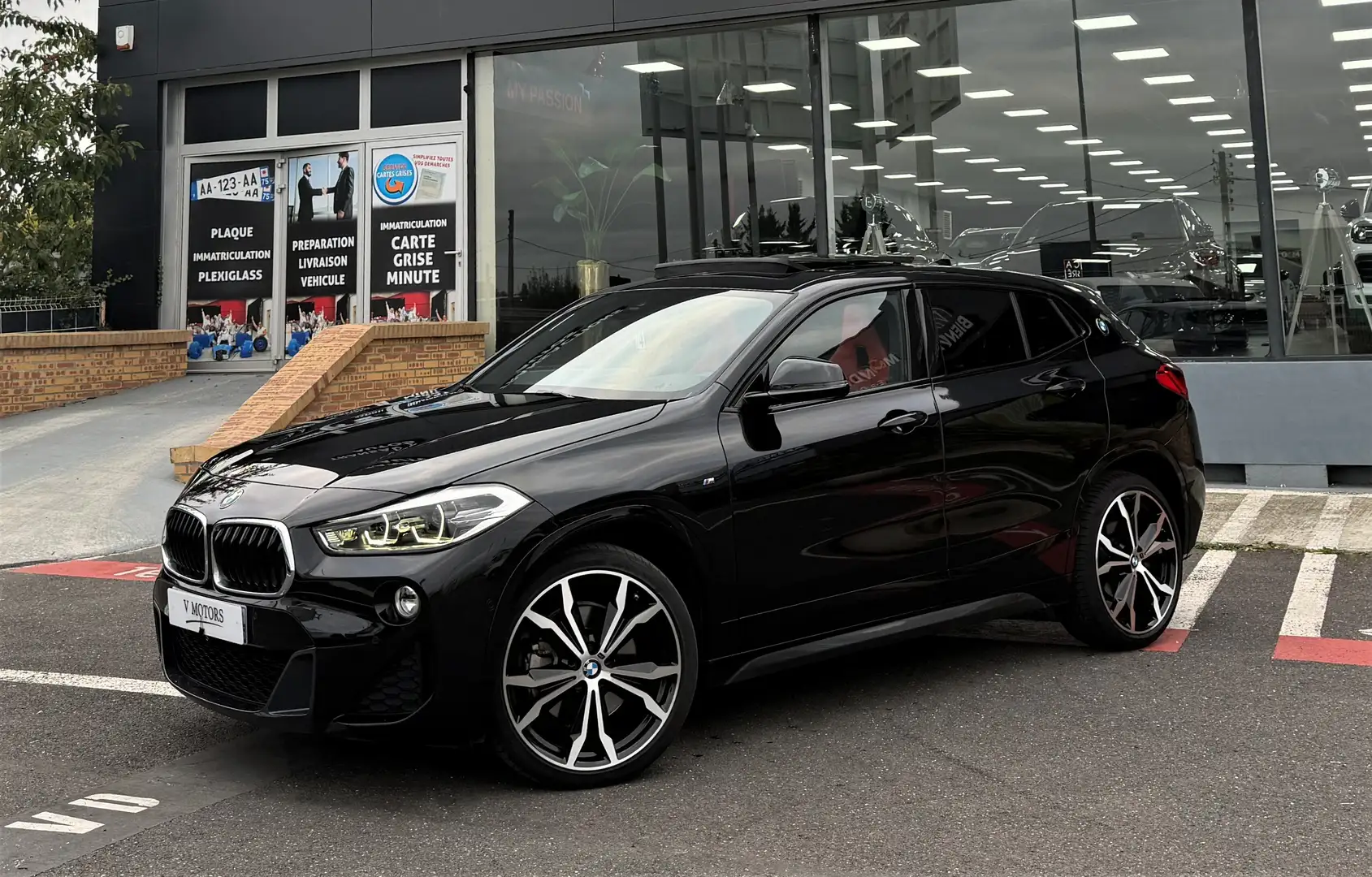BMW X2 M 20i sDrive192 Performance Pano HUD... 1er Main Noir - 1