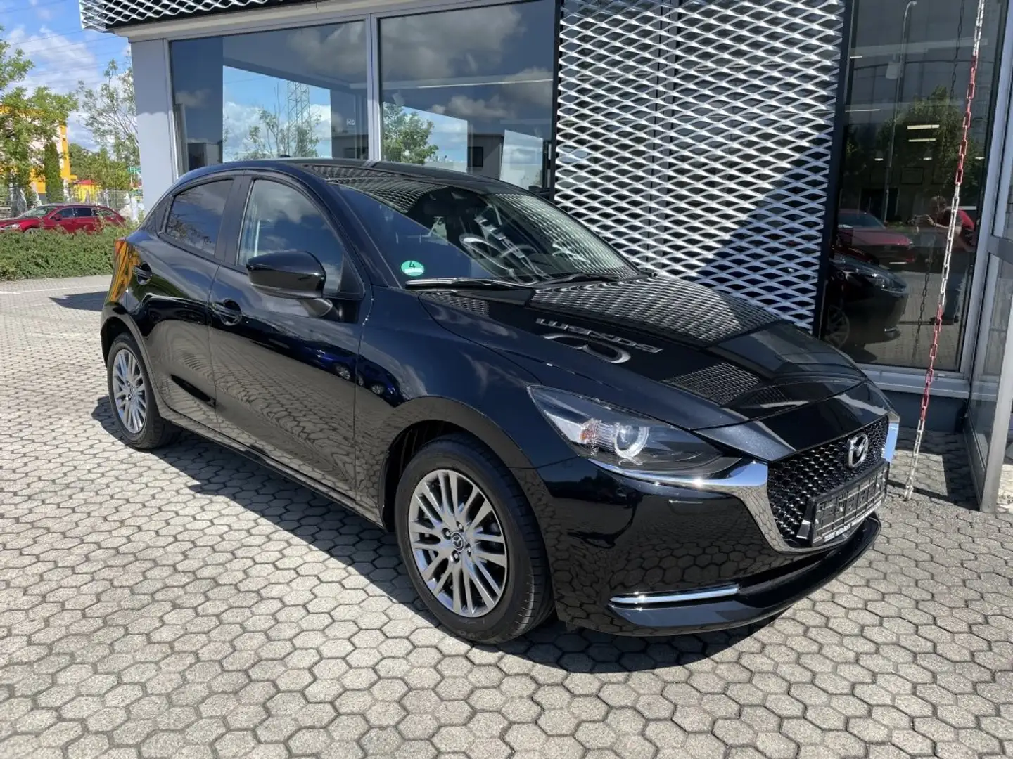 Mazda 2 Benziner Sports-Line LED-Licht PDC Lenkradheizung Noir - 1