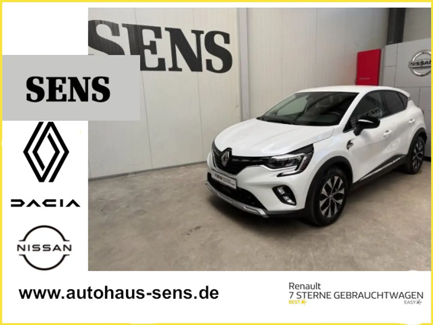 Renault Captur 1.6 E-TECH Plug-in Hybrid 160 Techno *R-K Weiß - 1