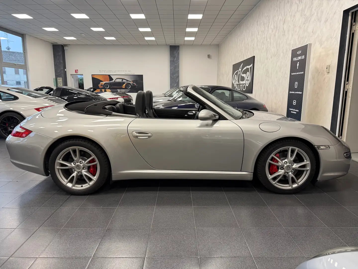 Porsche 997 911 CABRIO S 3800CC TIPTRONIC 18 19 PASM Argento - 1
