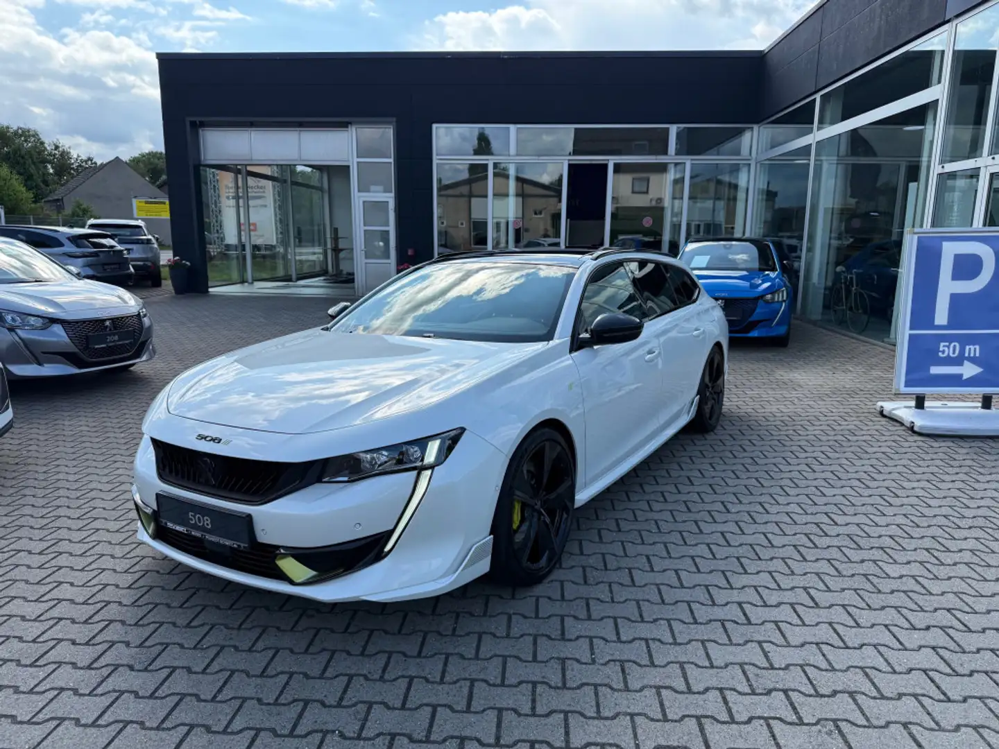 Peugeot 508 SW Hybrid4 360 PSE Ladevorrichtung On-Board-Lader Weiß - 1