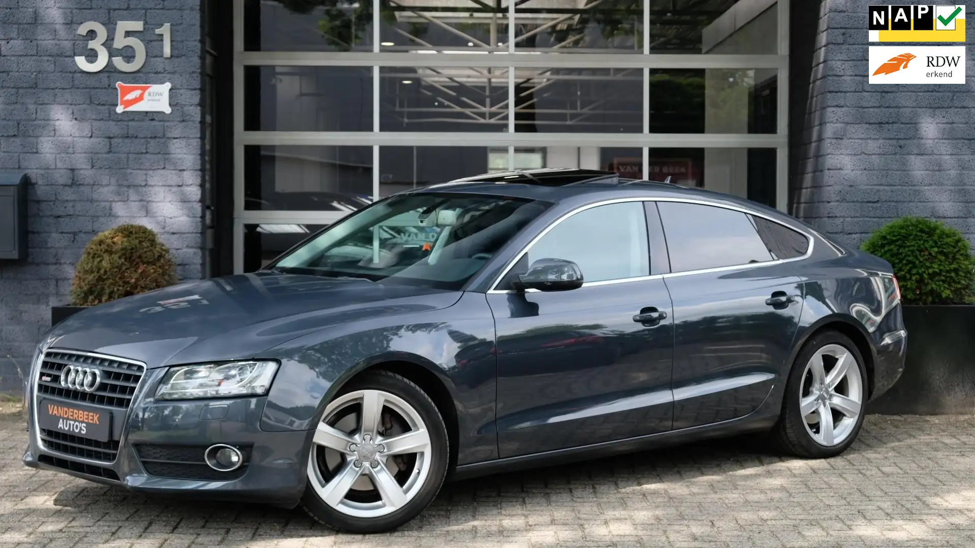 Audi A5 Sportback 2.0 TFSI quattro Pro Line 210PK ACC|Lede Gris - 1