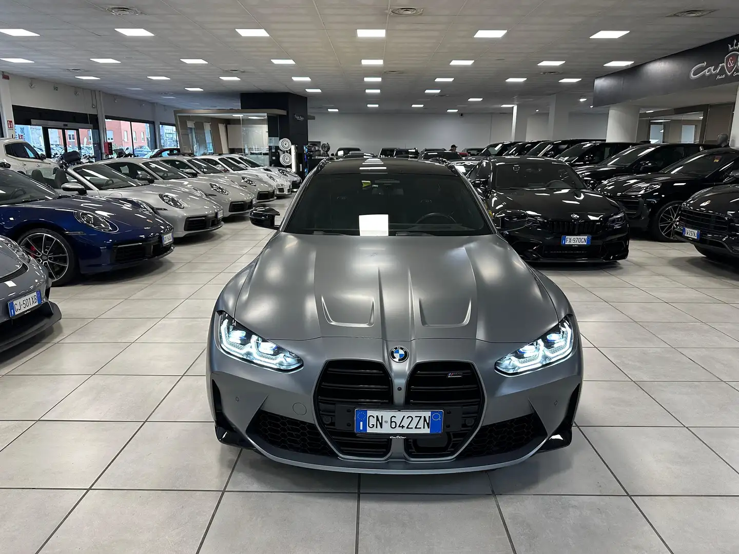 BMW M3 Touring 3.0 Competition M xdrive auto Grigio - 2