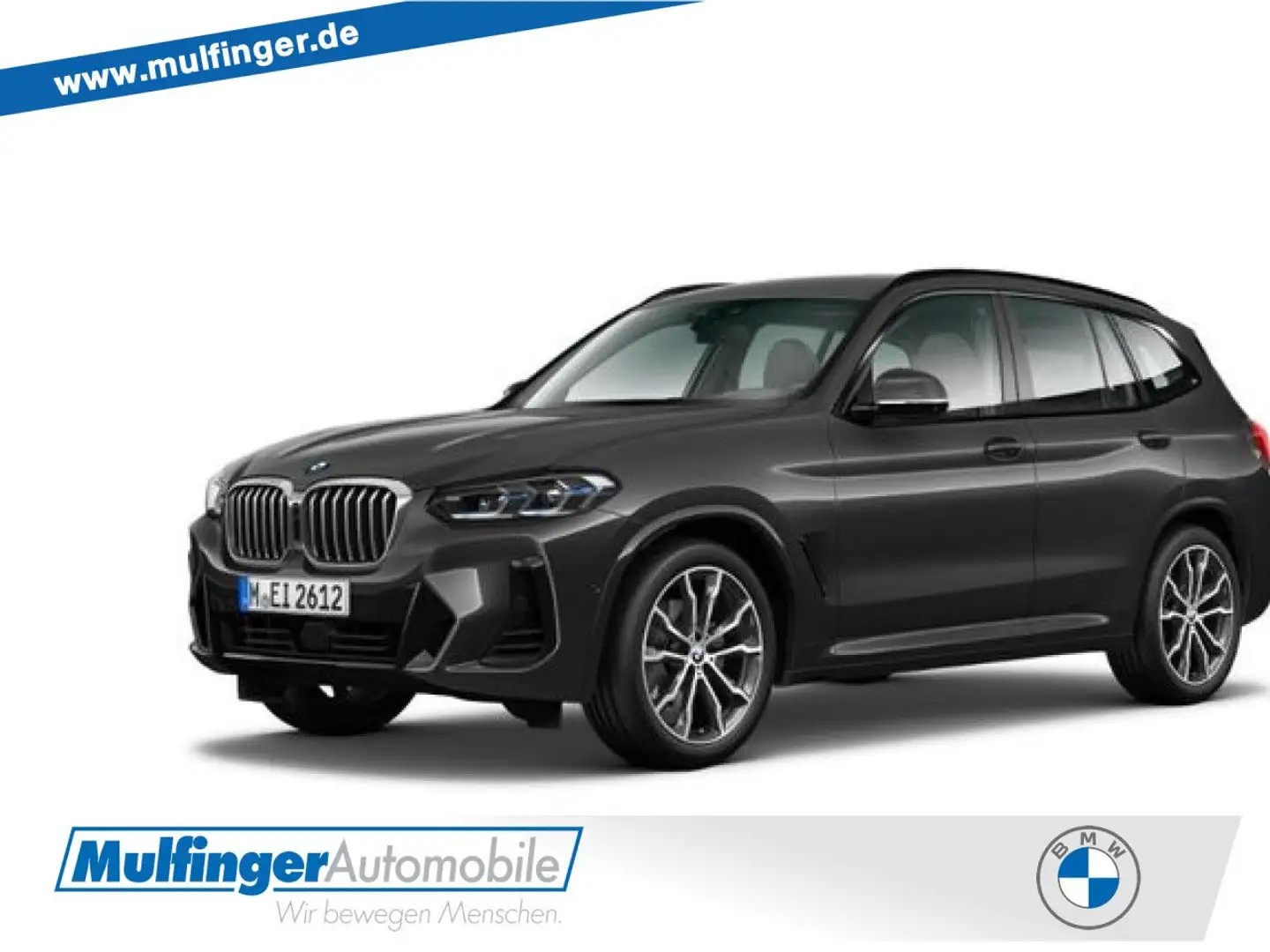BMW X3 x20d M Sport Laser HUD ACC HiFi AHK Park+ 20" Grau - 1