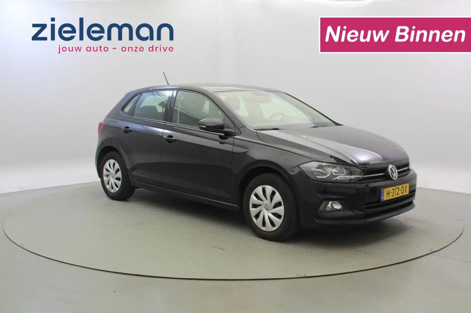 Volkswagen Polo 1.0 TSI Comfortline - Carplay, Cruise Zwart - 1