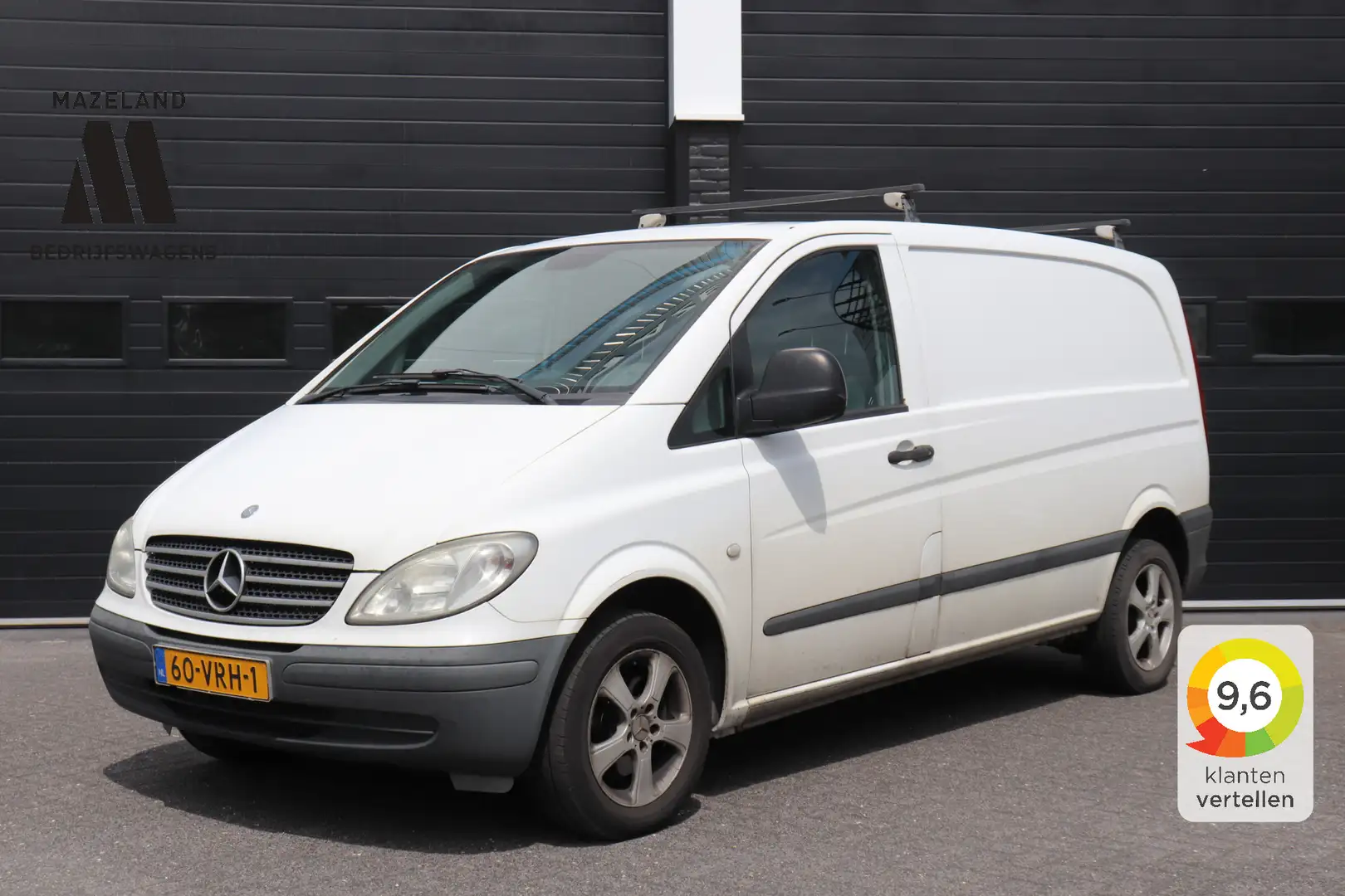Mercedes-Benz Vito 115 CDI 320 Lang 150PK - Airco - € 2.900,- Ex. BTW Wit - 1